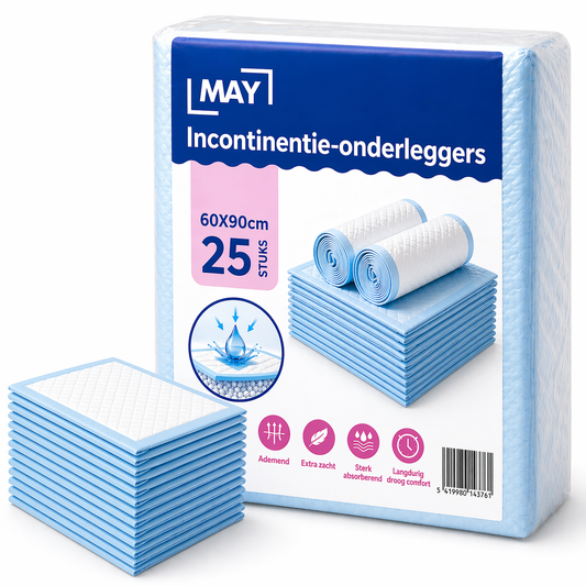 MAY Wegwerp Onderleggers 60 × 90 cm – 25 stuks